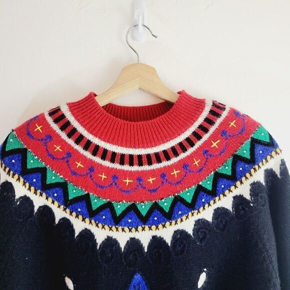 Rare Vintage Alps Geyser 80s 90s Aprés Ski Sweater - Picture 2 of 9